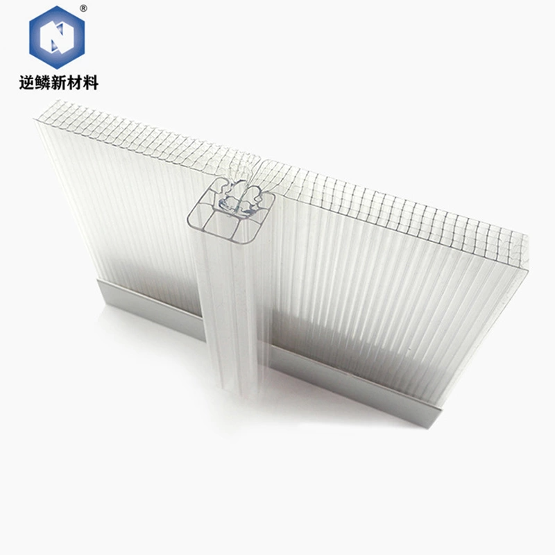 Outdoor Partition U Lock Interlocking Hollow Polycarbonate Sheet