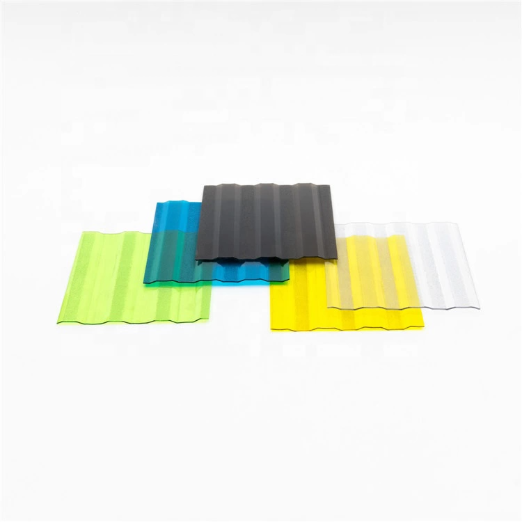 UV Coated embossed & corrugated polycarbonate sheet