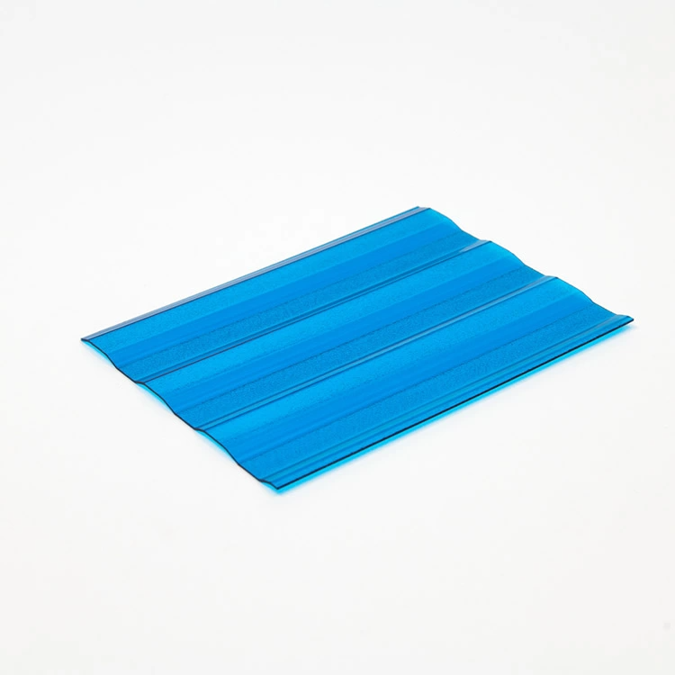 UV Coated embossed & corrugated polycarbonate sheet