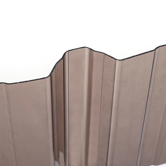 Wave Plastic Brown Roof Sheet Polycarbonate Corrugated Sheet