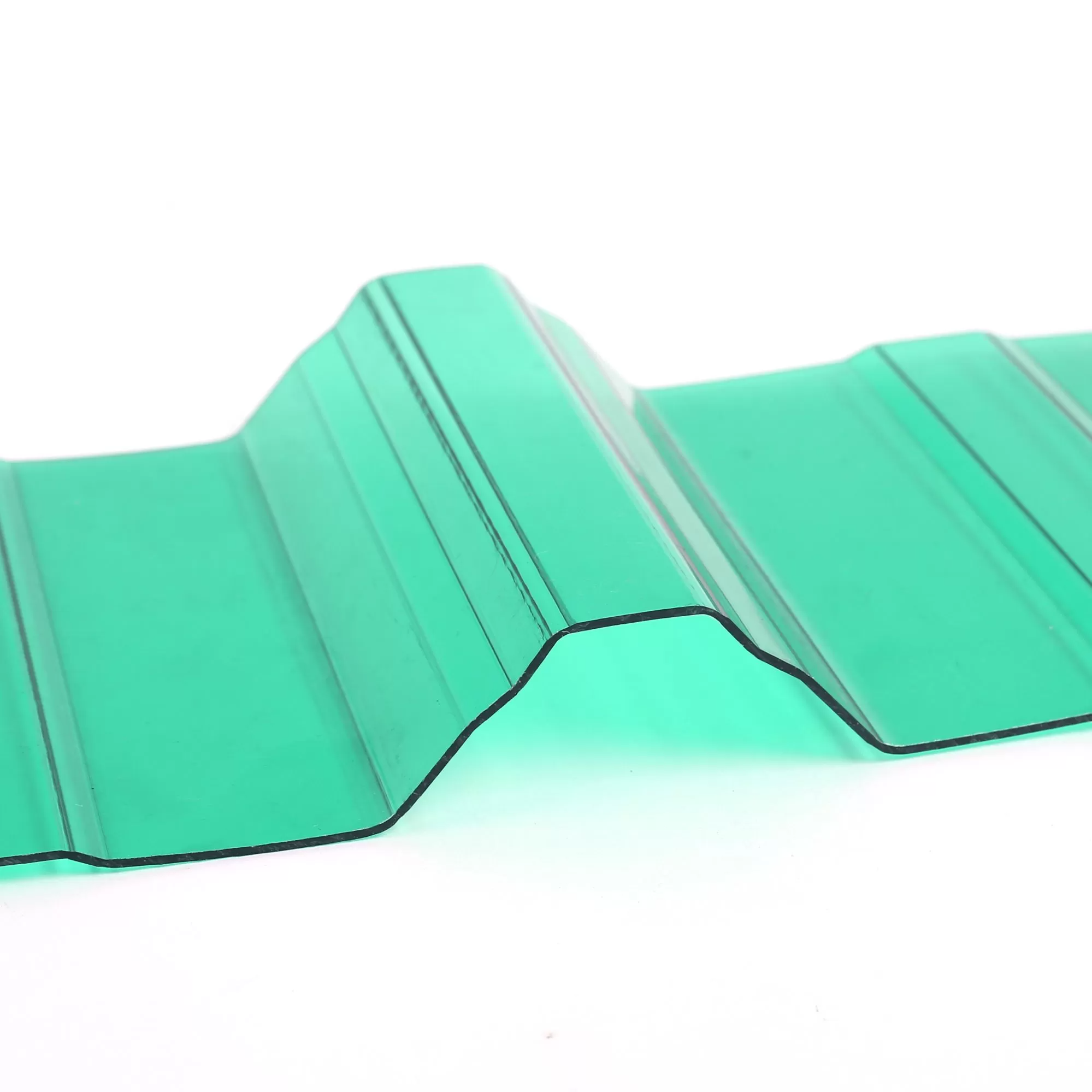 Blue Well Straight Character Polycarbonate Corrugated Sheet With Great Anti-uv Double Sides