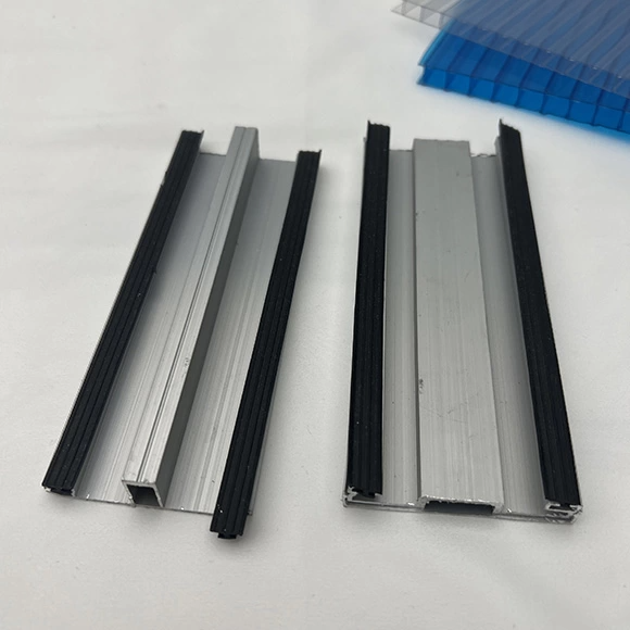 Fixing Polycarbonate Acrylic Sheets Aluminum Alloy 3-In-1 Profile Accessory