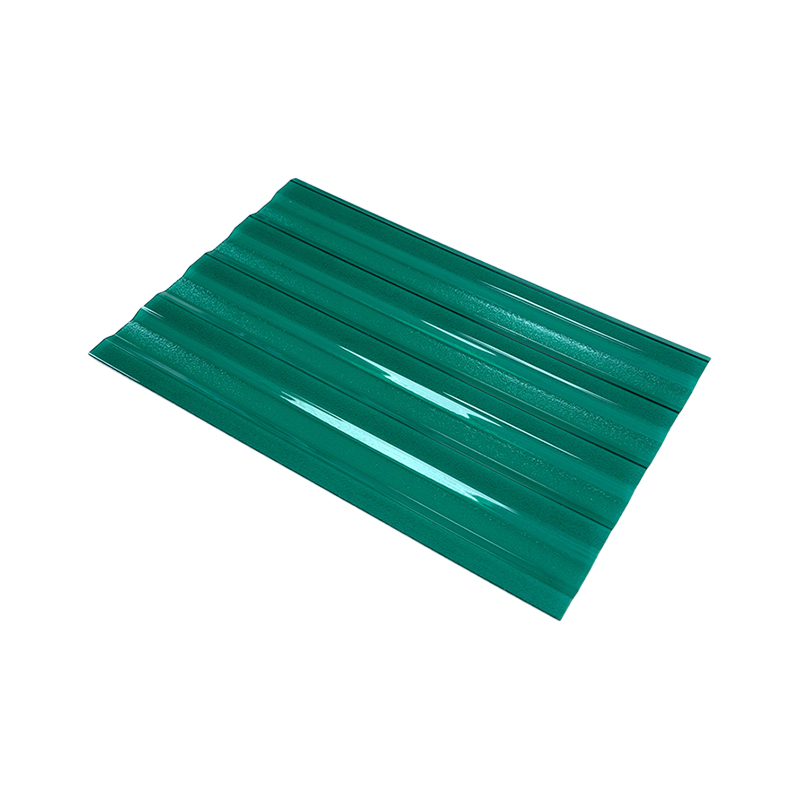 Double Side UV Beautiful Colors Polycarbonate Embossed And Corrugated Sheet